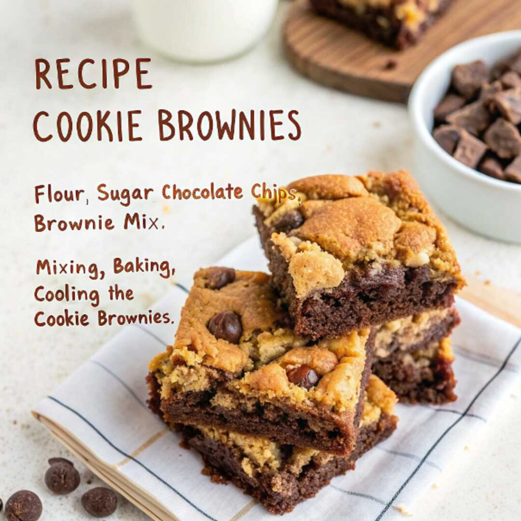 Ultimate Cookie Brownies Recipe: The Best of Both Worlds! 2 brookies 4 square 3 optimized