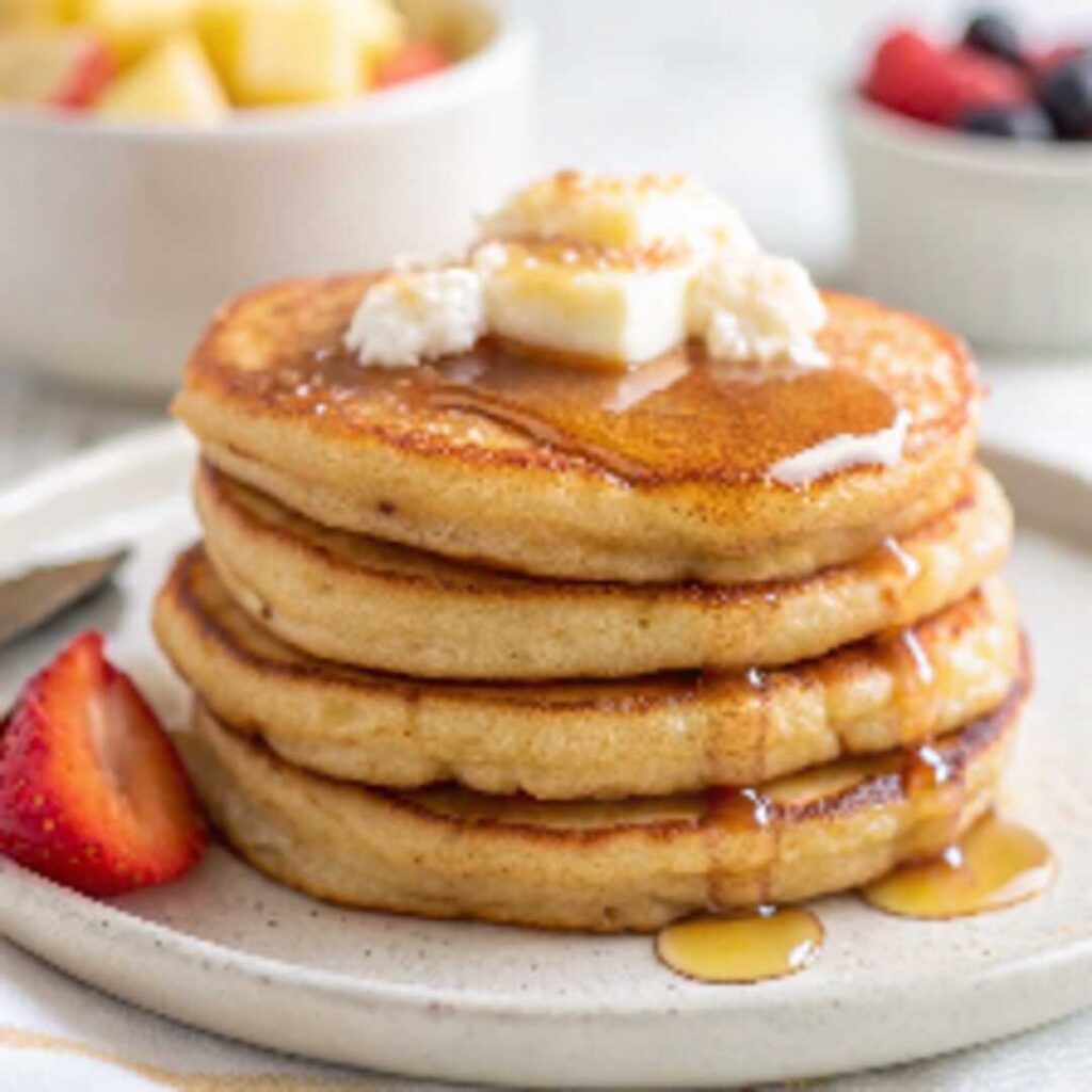 Fluffy Cottage Cheese Pancakes – A Protein-Packed American Breakfast Delight 2 download 3 optimized