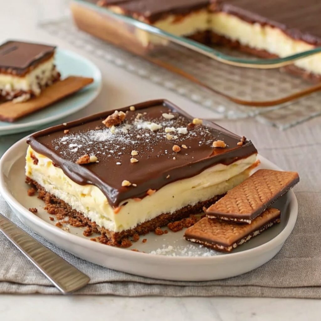 No-Bake Chocolate Éclair Cake – The Creamy Classic Everyone Loves 2 Easy No-Bake Chocolate Éclair Cake Recipe
