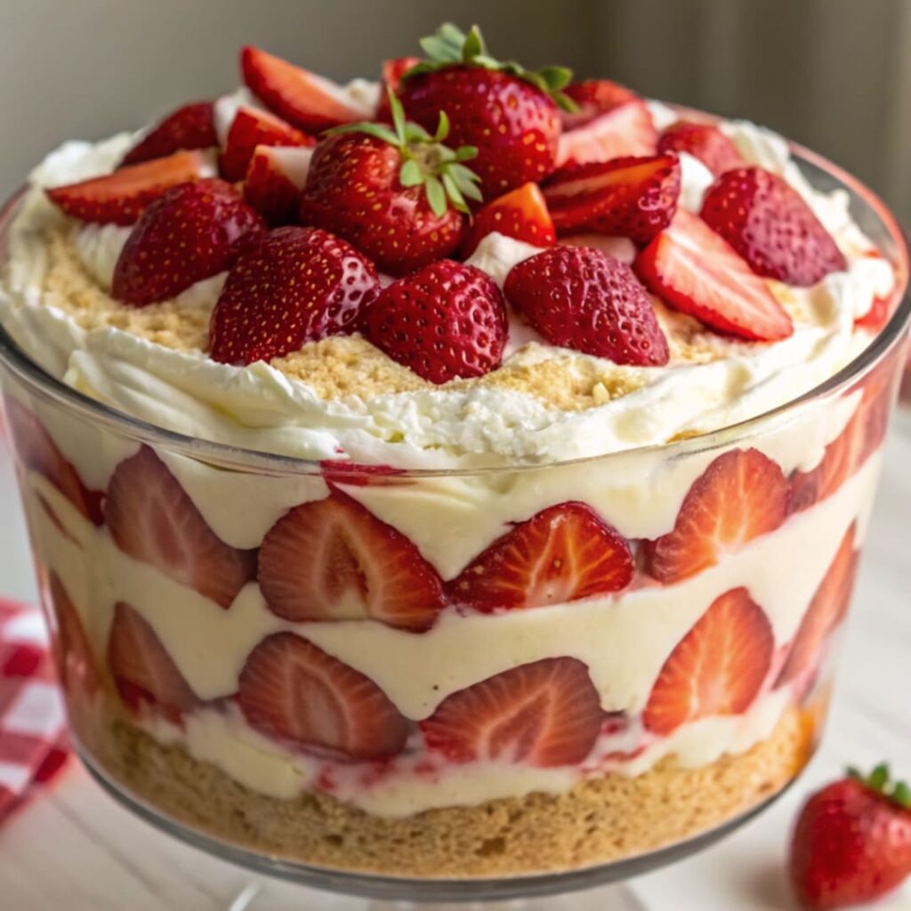 Strawberry Cheesecake Trifle – A Light & Luscious Dessert for Any Season 2 Strawberry Cheesecake Trifle