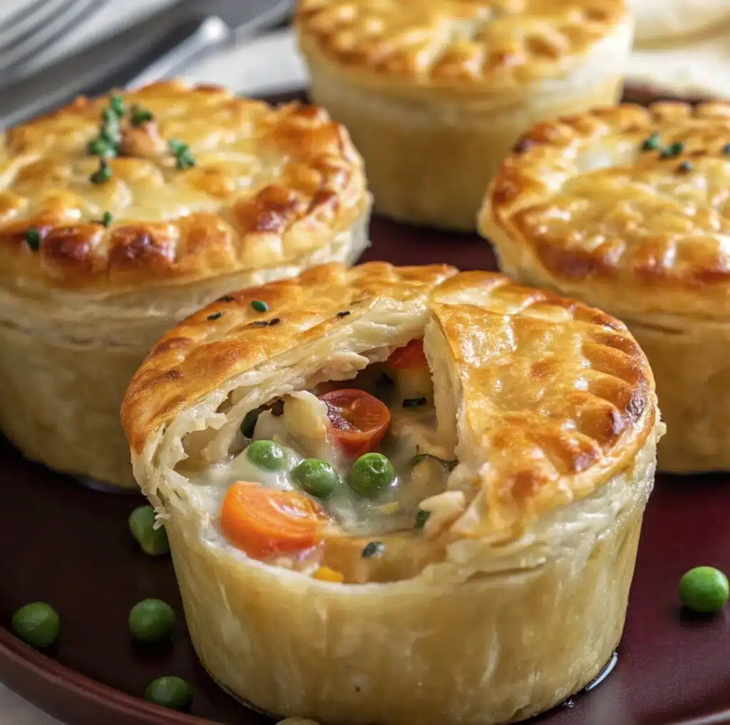 Easy Mini Chicken Pot Pies – Comfort in Every Bite 2 Easy Mini Chicken Pot Pies