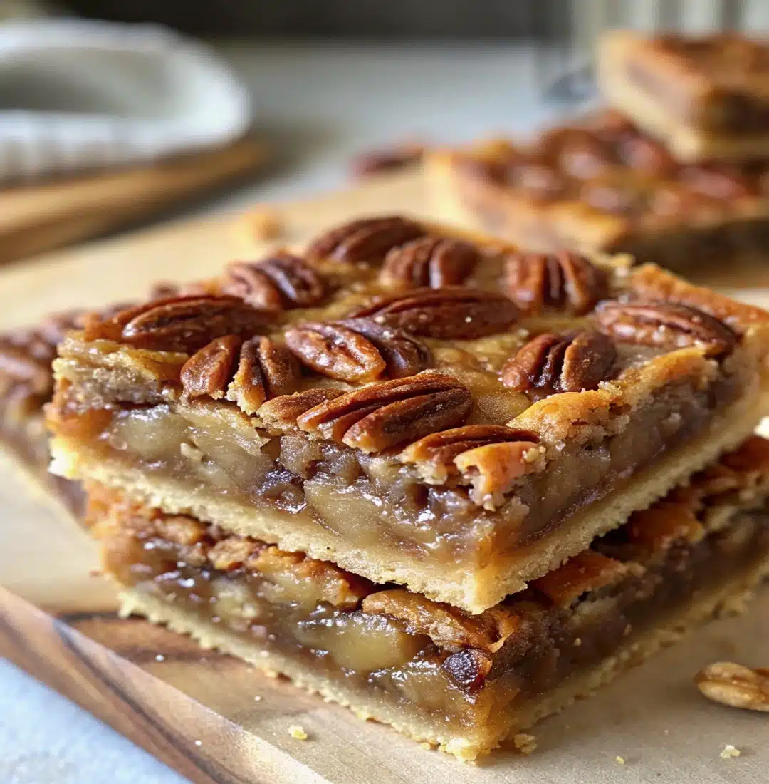 Pecan Pie Bars 1 Easy Pecan Pie Bars