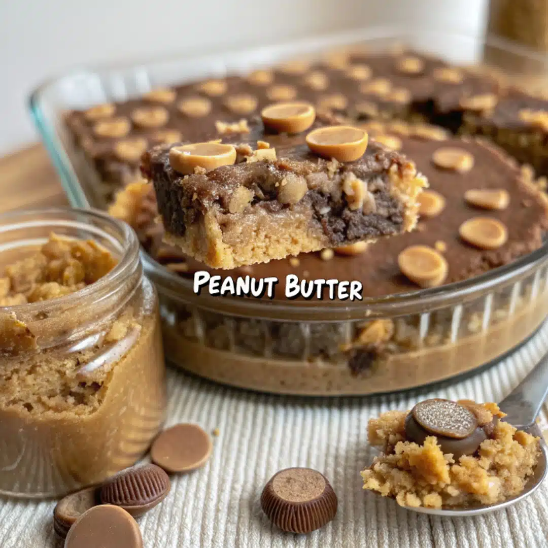 Peanut Butter Cup Dump Cake