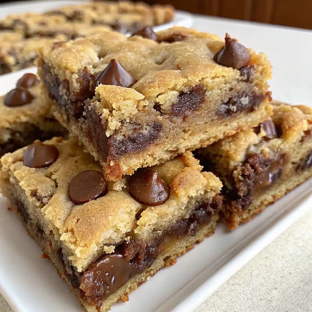 Lazy Chocolate Chip Cookie Bars