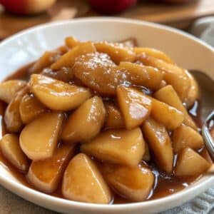 alt="Slow Cooker Cracker Barrel Fried Apples"