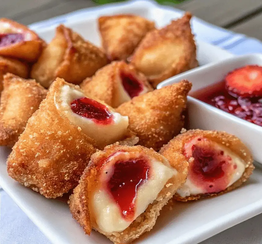 Deep-Fried Strawberry Cheesecake Wonton Bites – Crispy, Creamy, and Addictive 1 Screenshot 2025 07 20 024453