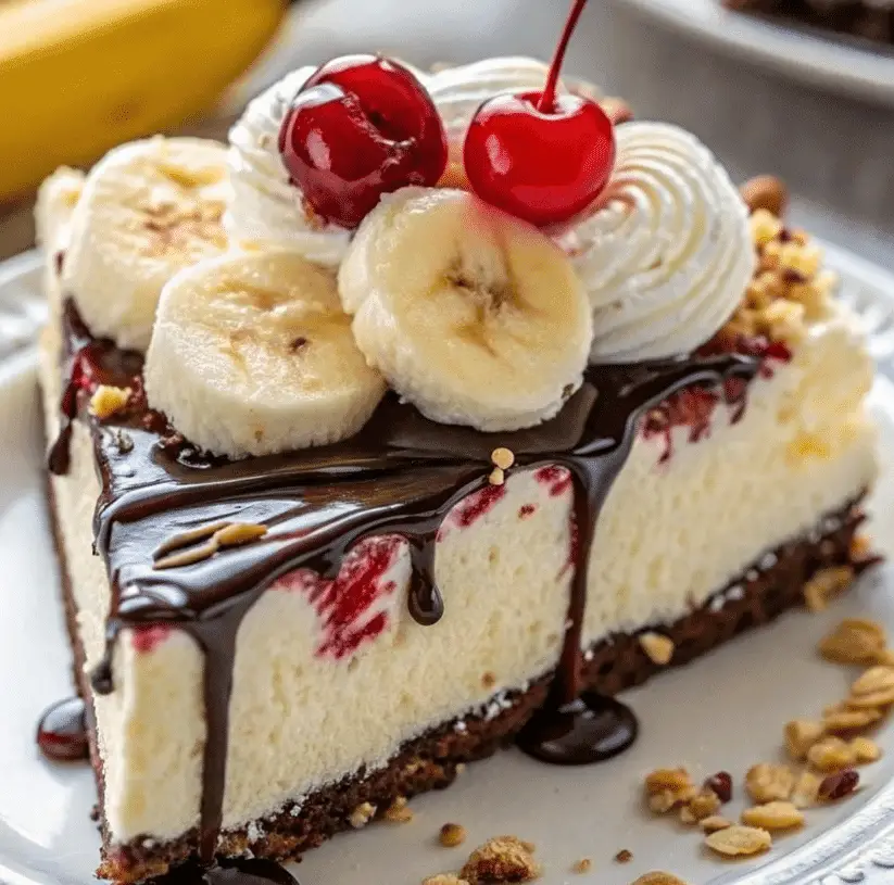 No-Bake Banana Split Cheesecake Recipe: A Classic American Delight 2 Screenshot 2025 07 22 021443