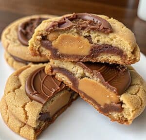 Triple Reese’s Peanut Butter Cookies – The Ultimate Chocolate-Peanut Butter Overload