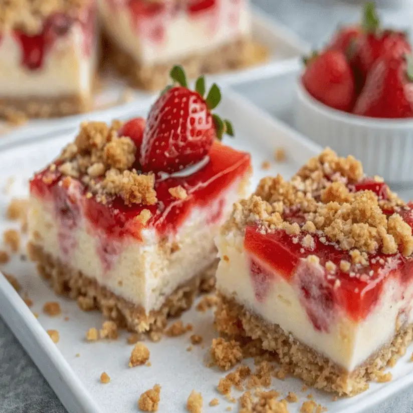 Strawberry Crunch Cheesecake Bars – A Creamy, Crunchy Delight for All Seasons 1 Screenshot 2025 07 27 161814