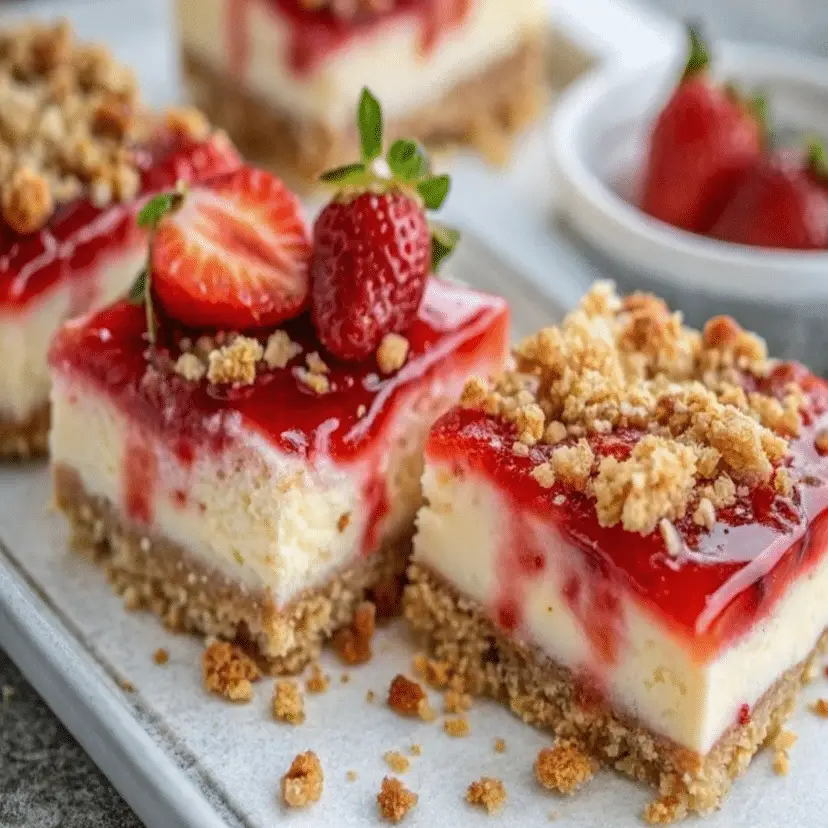 Strawberry Crunch Cheesecake Bars – A Creamy, Crunchy Delight for All Seasons 2 Screenshot 2025 07 27 161829