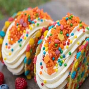 Fruity Pebbles Cheesecake Tacos (Fun American Dessert for All Seasons)