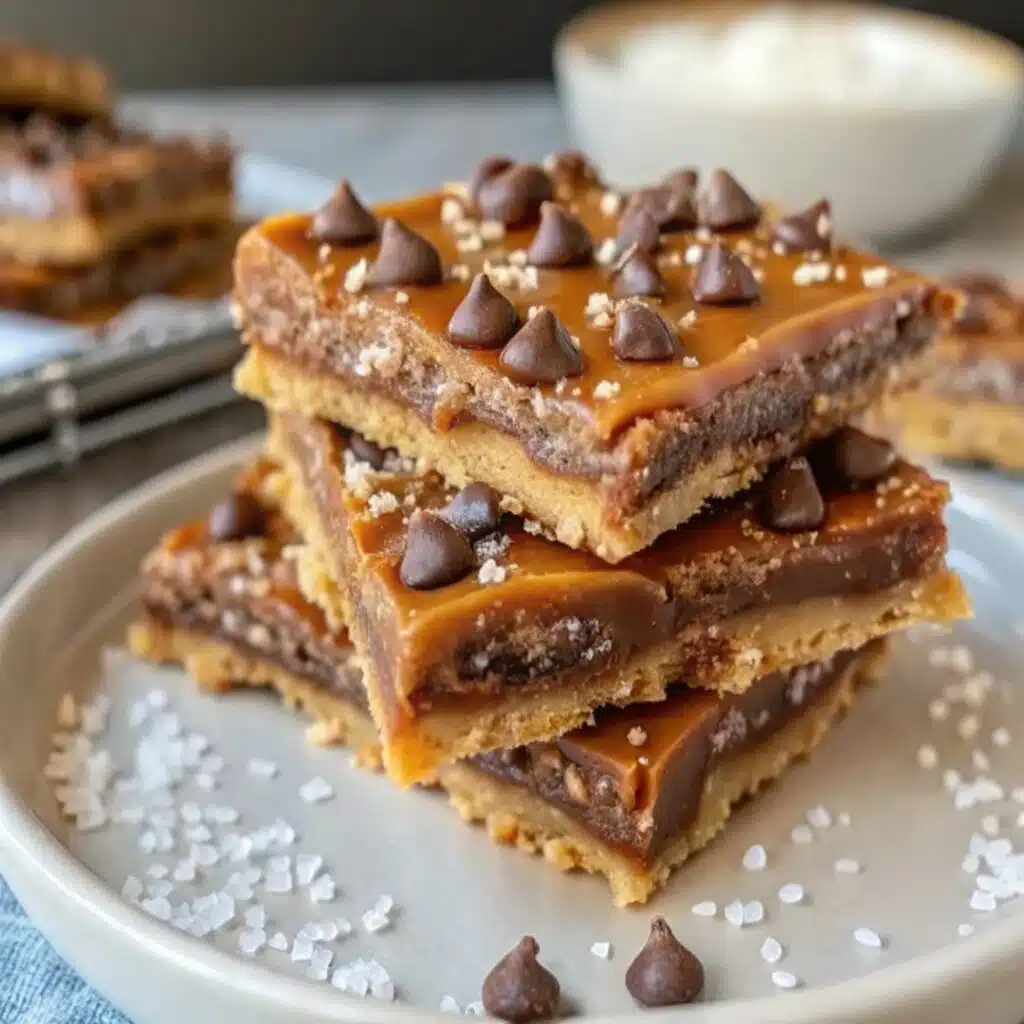 No-Bake Salted Caramel Pretzel Bars 2 No-Bake Salted Caramel Pretzel Bars