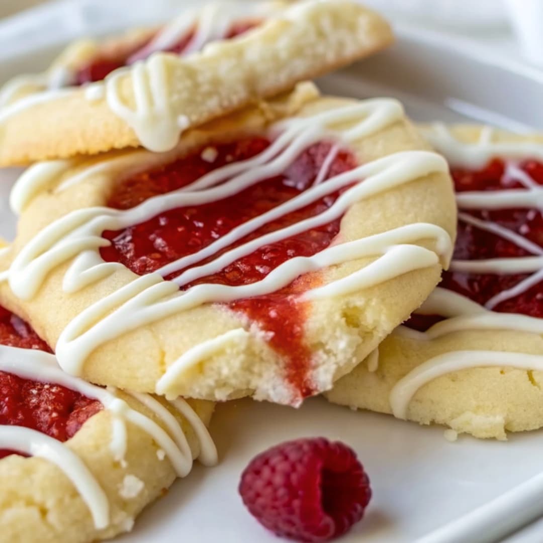 Raspberry Shortbread with White Chocolate Drizzle – A Buttery Bite of Berry Bliss 1 Screenshot 2025 08 28 001633 2