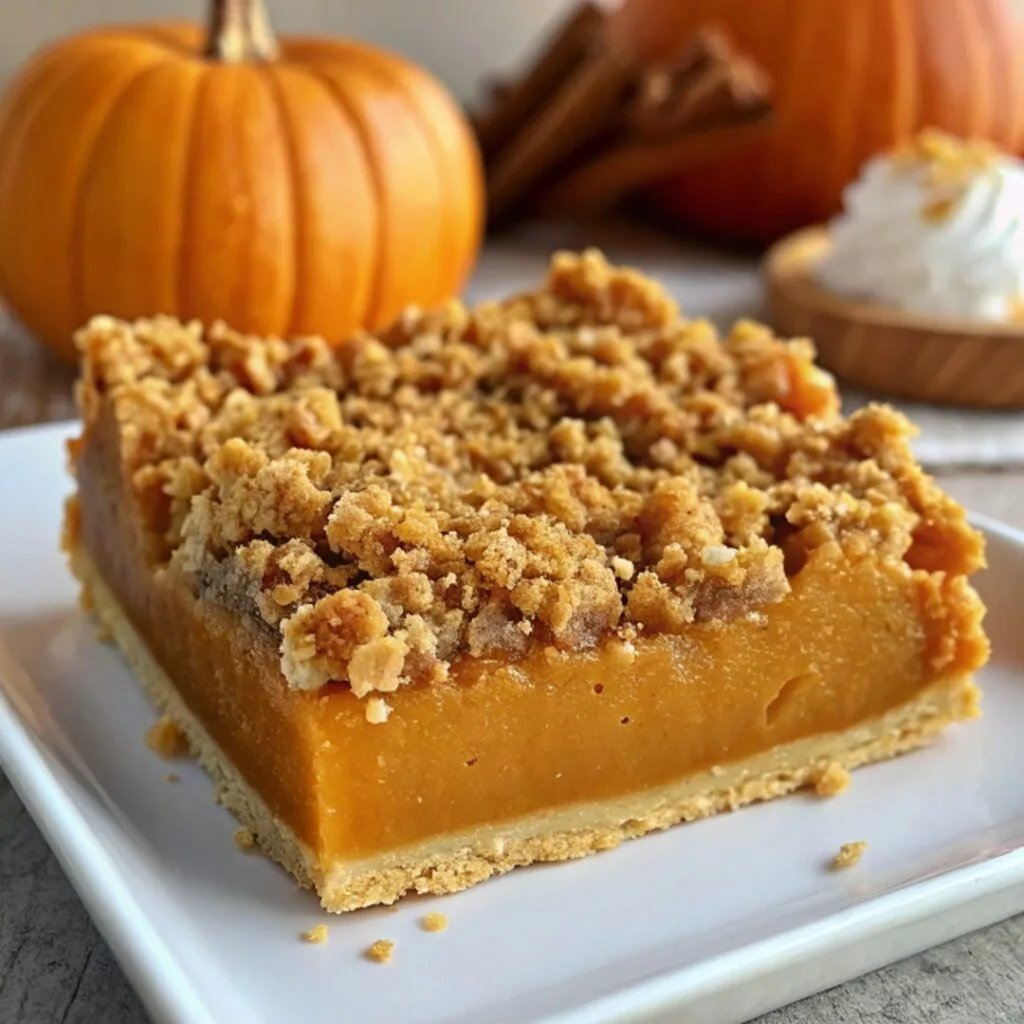 Pumpkin Pie Crumble: A Classic American Dessert Made Easy 2 Pumpkin Pie Crumble served with whipped cream and cinnamon