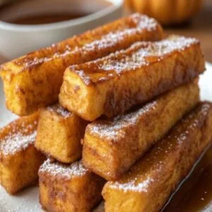 Pumpkin Spice French Toast Sticks