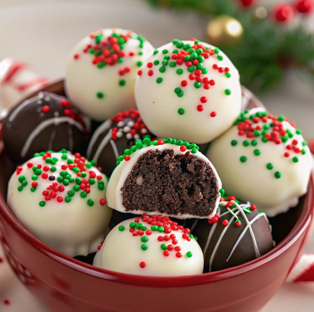 Christmas Oreo Truffles – A No-Bake Holiday Delight 2 Learn how to make delicious no-bake Christmas Oreo Truffles with chocolate coating and festive toppings — perfect for the holidays.