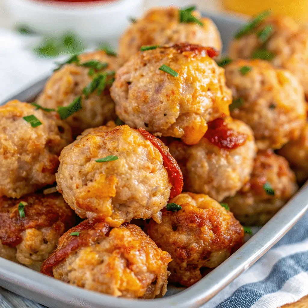 Easy Sausage Balls (3-Ingredient Recipe) – A Cozy Southern Winter Classic 2 thumbnail Cream Cheese Sausage Balls scaled 1