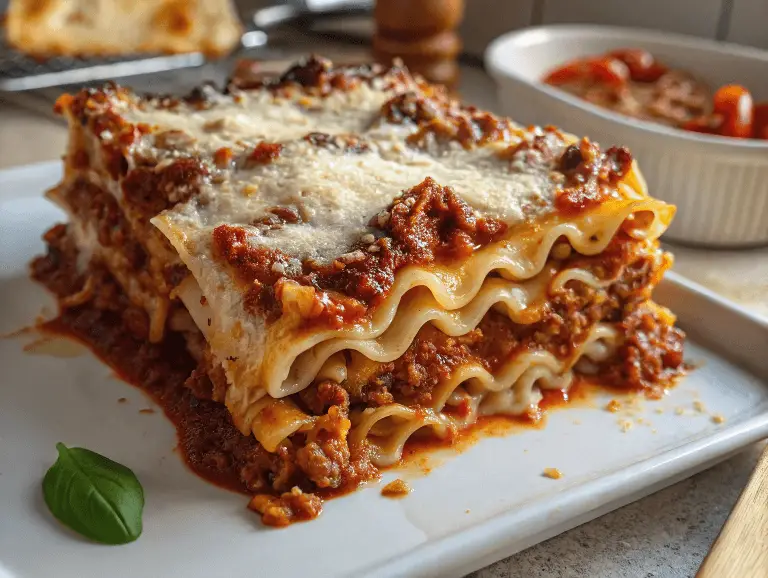 Best Homemade Lasagna Recipe – 9 Layers of Cheesy Bliss 1 best homemade lasagna 768x578 1 1
