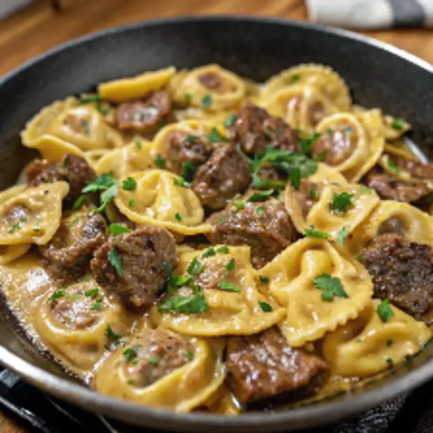 Garlic Steak Tortellini: A Rich and Satisfying Dinner for Every Season 1 images