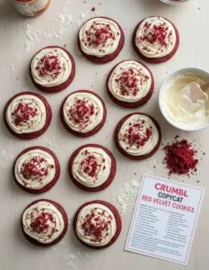 CRUMBL COPYCAT RED VELVET COOKIES RECIPE 1 6