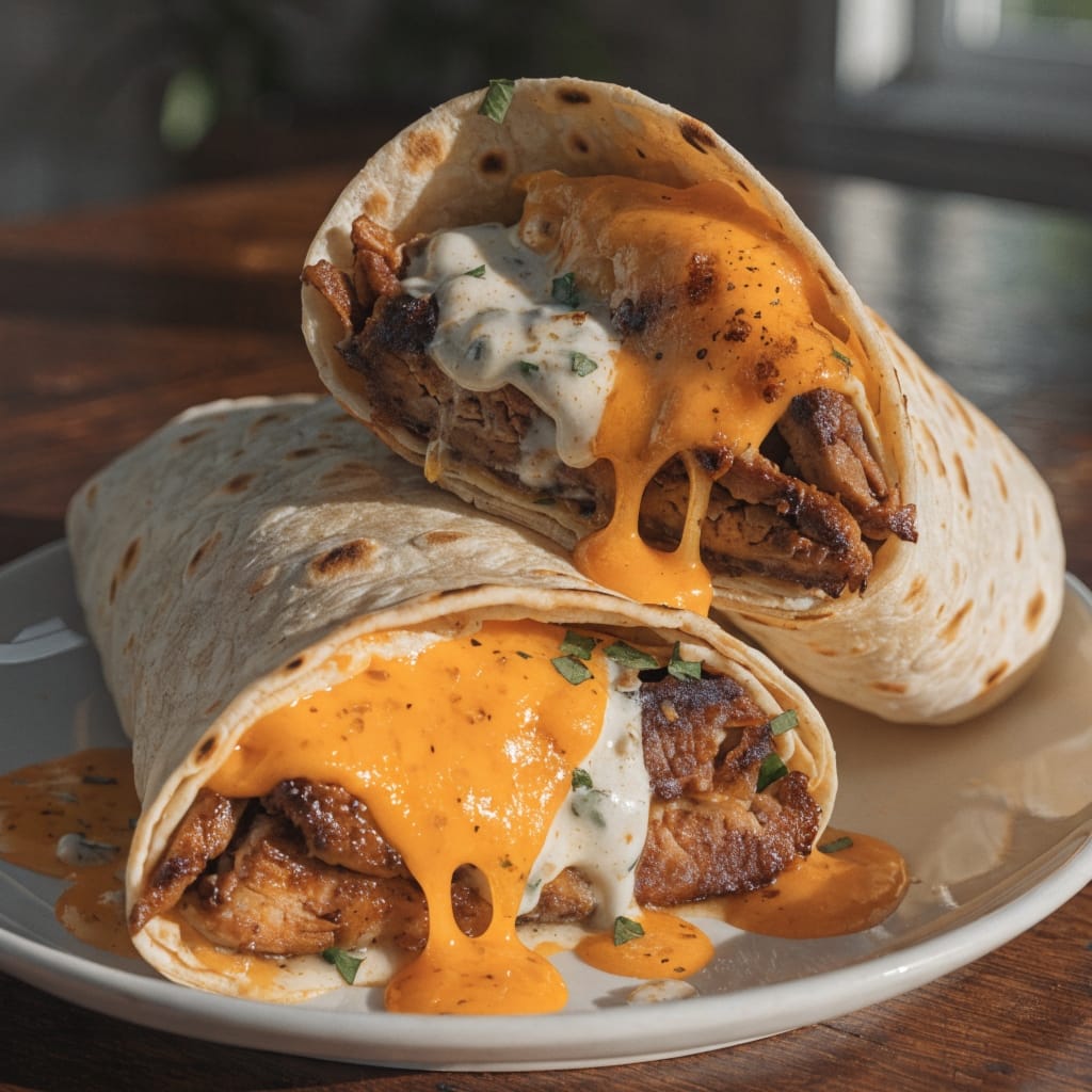 Cheesy Garlic Chicken Wraps – Crispy, Melty & Packed with Bold Flavor 1 Cheesy Garlic Chicken Wraps – Crispy Melty Packed with Bold Flavor 2