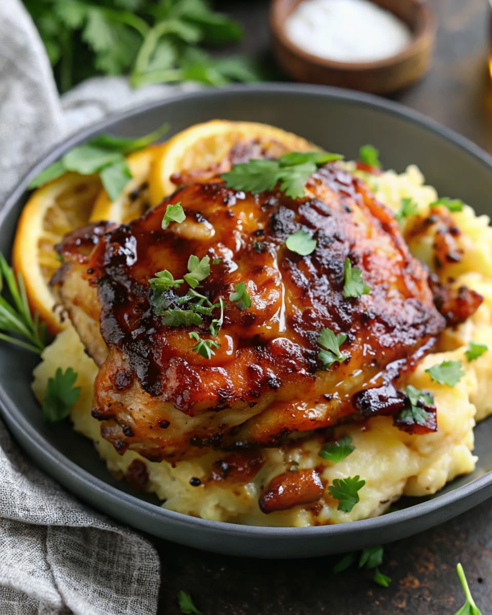 Mastering Chipotle Honey Chicken Thighs With Smoked Gouda Mashed Potatoes 1 Chipotle Honey Chicken Thighs with Smoked Gouda Mashed Potatoes fp 560af6e559 85recipes.png 1