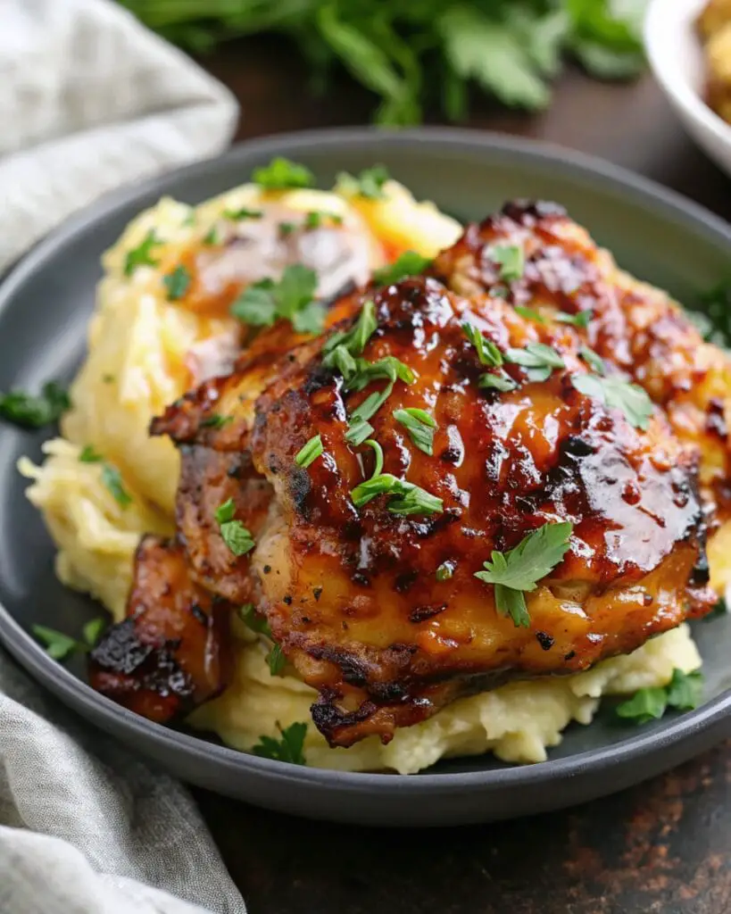 Mastering Chipotle Honey Chicken Thighs With Smoked Gouda Mashed Potatoes 2 Chipotle Honey Chicken Thighs with Smoked Gouda Mashed Potatoes fp 560af6e559 85recipes.png 2