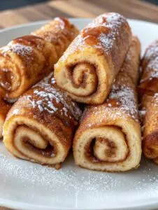 Cinnamon Roll French Toast Roll Ups 2 1