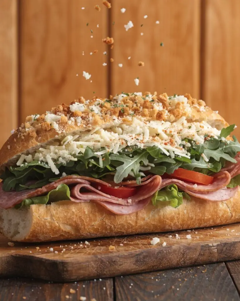 Italian Grinder Salad Sandwich – Viral TikTok Sub with Creamy Dressing 2 Italian Grinder Salad Sandwich – Viral TikTok Sub with Creamy Dressing