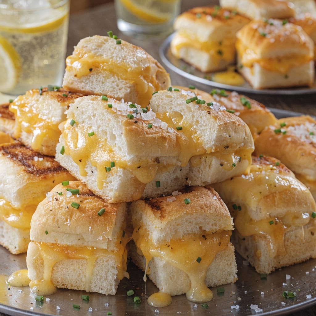 Mini Grilled Cheese Hawaiian Rolls – Buttery, Melty Party Sliders 2 Mini Grilled Cheese Hawaiian Rolls – Buttery Melty Party Sliders 2