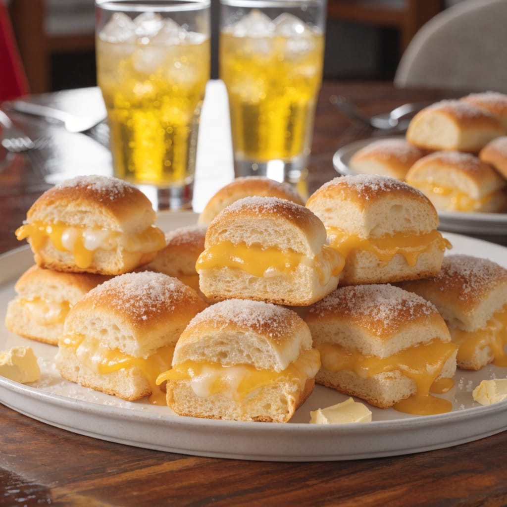Mini Grilled Cheese Hawaiian Rolls – Buttery, Melty Party Sliders 1 Mini Grilled Cheese Hawaiian Rolls – Buttery Melty Party Sliders