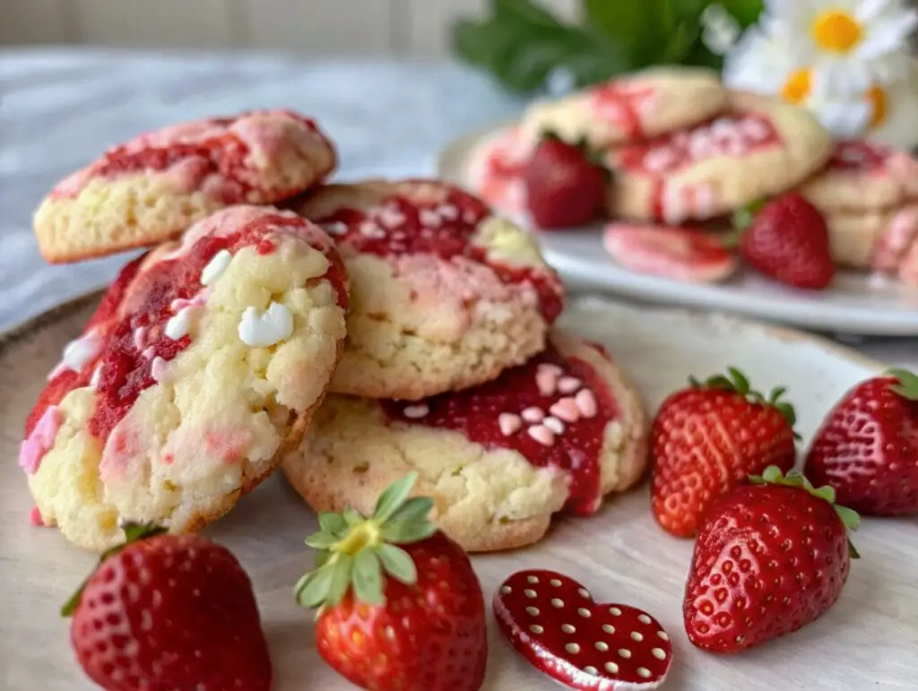 strawberry cheesecake cookies 1