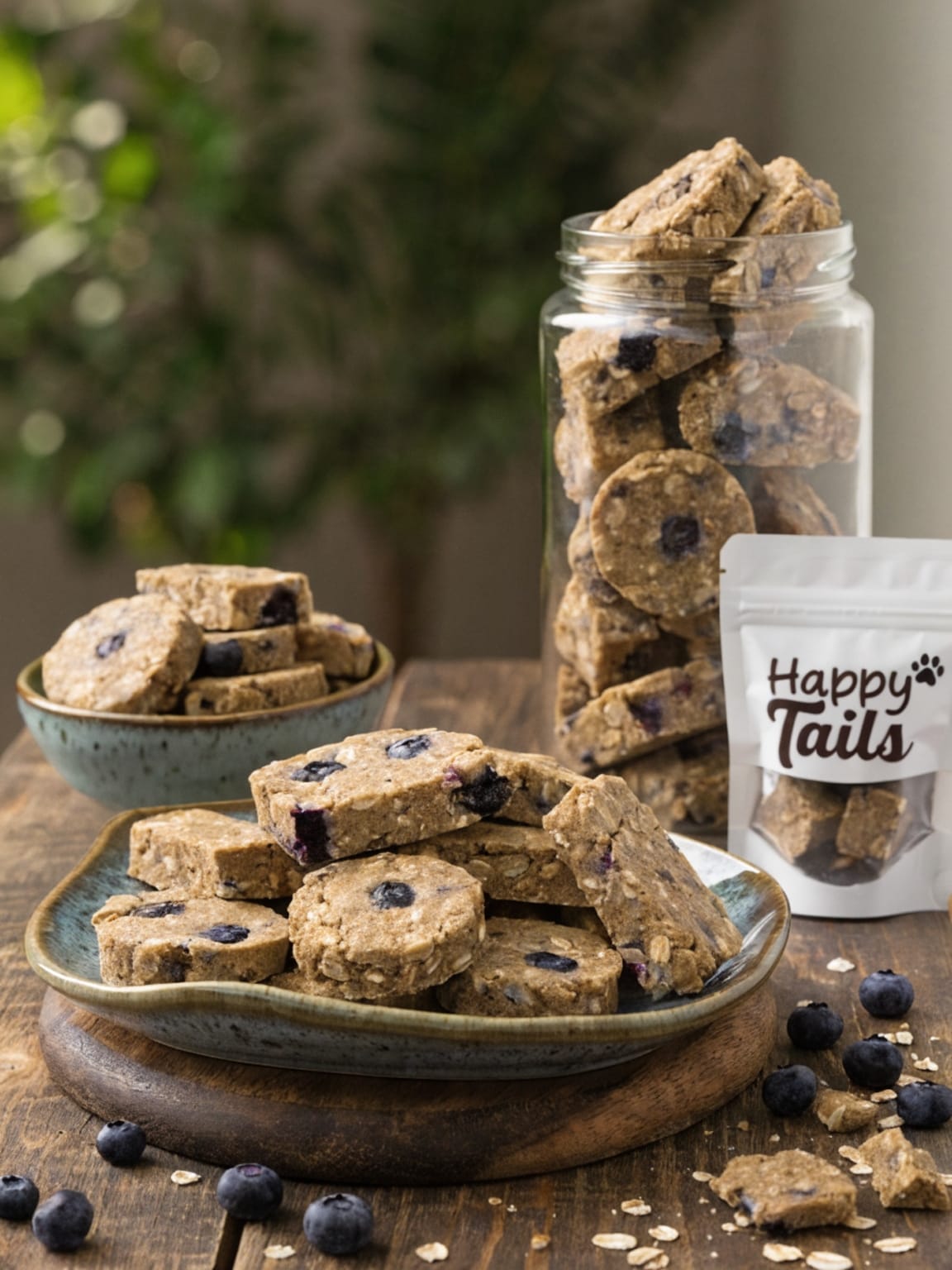 Delicious Blueberry Pumpkin Oatmeal Dog Treats for Happy Tails 1 zhtkekirmfgmgpxcqguk 1152x1536 1