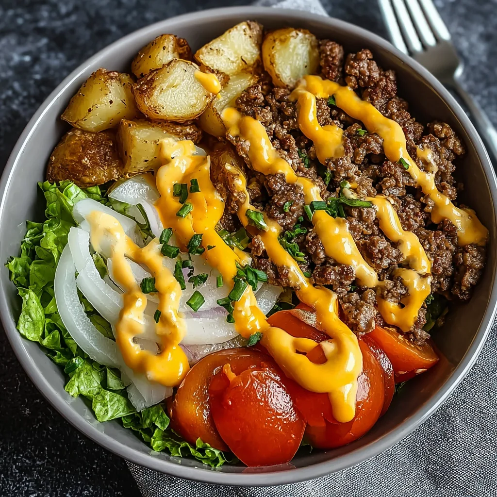 Savory Smash Burger Bowl: A Low-Carb Delight You’ll Love 1 u2836796473 httpss.mj .run4fvBNCtRBQw Savory Smash Burger Bowl 2328b4e4 ecce 4ebe 9433 56662f1adeef 1