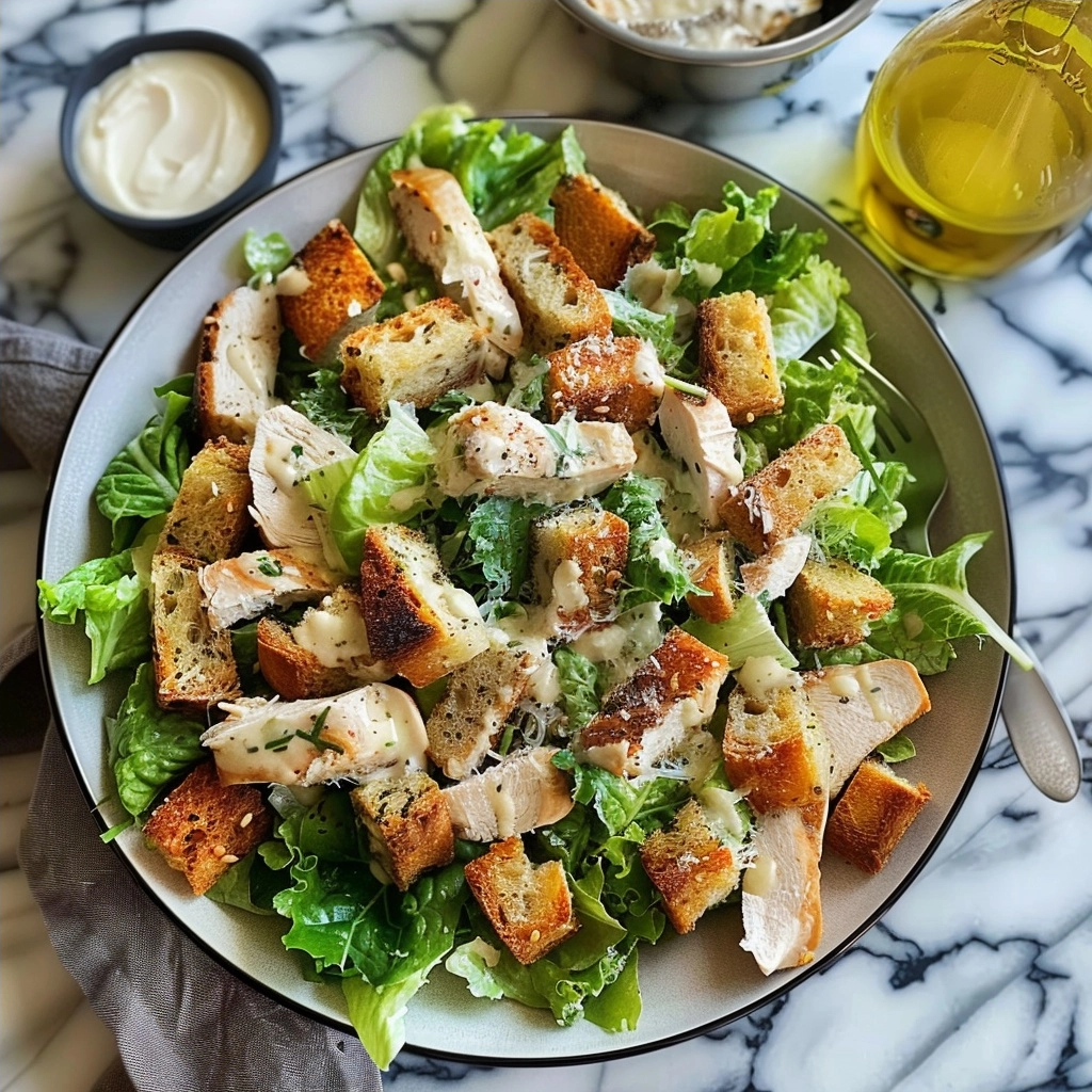 Best Chicken Caesar Salad with Homemade Croutons 5 image 1780752542804