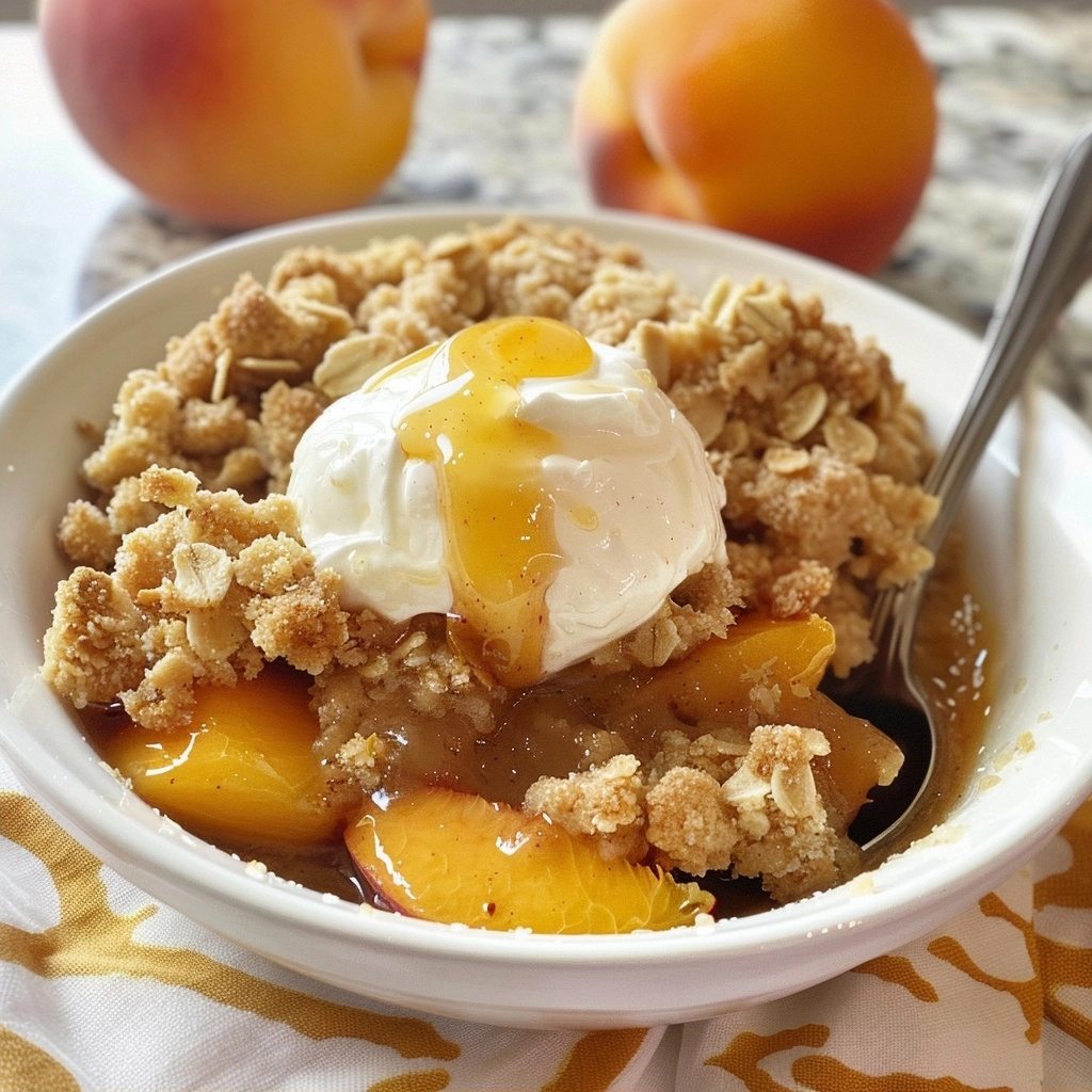 Fresh Peach Crisp Recipe for Sweet Summer Bites 4 image 1780756685636