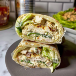 Creamy & Juicy Chicken Caesar Salad Wrap (20-Minute Recipe)
