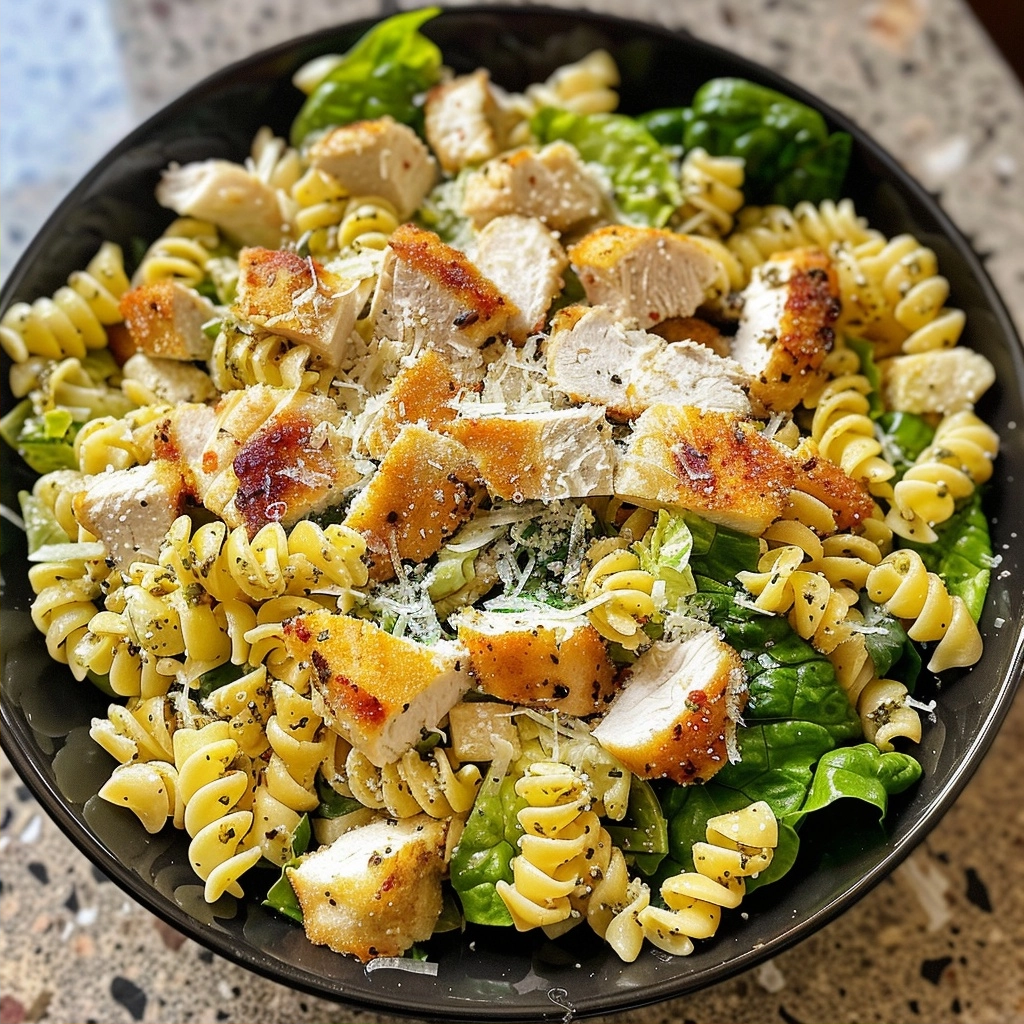 Chicken Caesar Pasta Salad Recipe: A Flavorful Twist 4 image 1780854035171