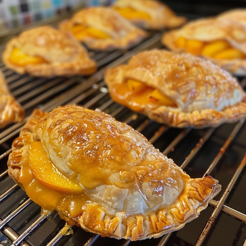 Peach Hand Pies Recipe – Crispy Flaky Baked Hand Pies