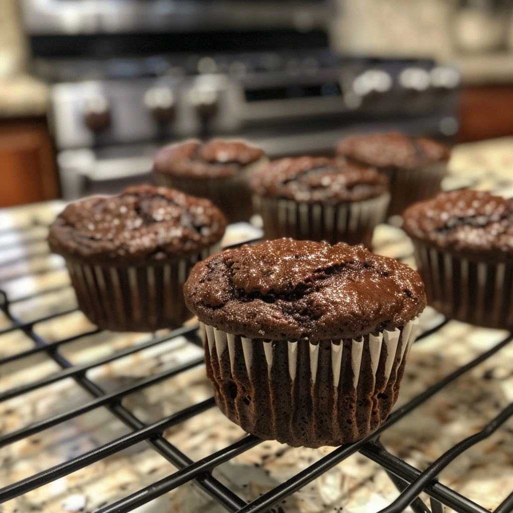 Healthy & Moist Chocolate Zucchini Muffins 4 image 1781017204631