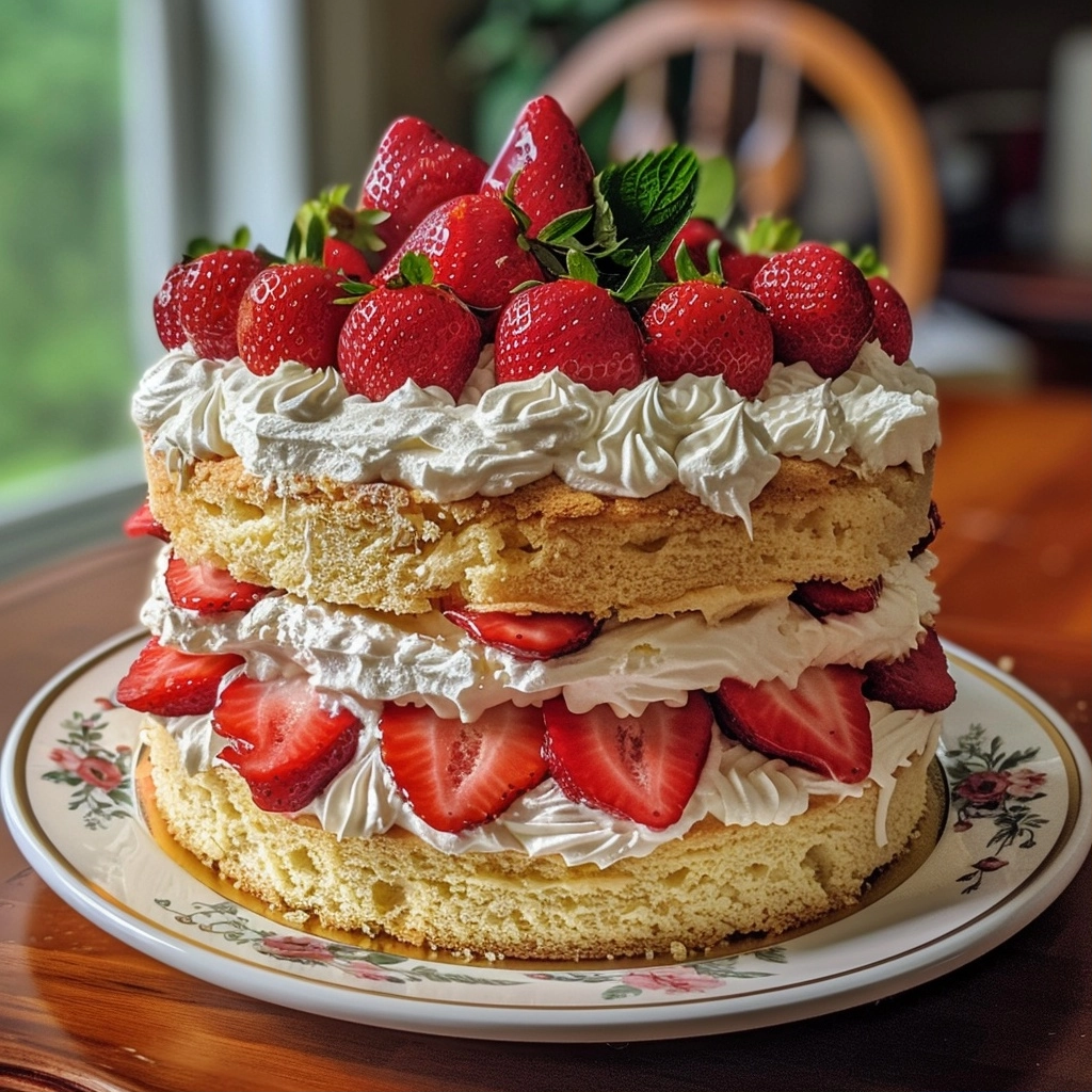 The Best Strawberry Shortcake Cake 4 image 1781017477203