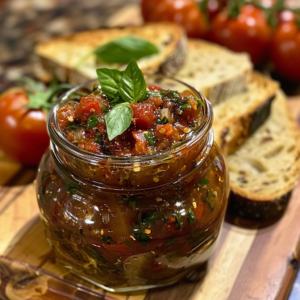Tomato Basil Jam: A Flavorful Condiment