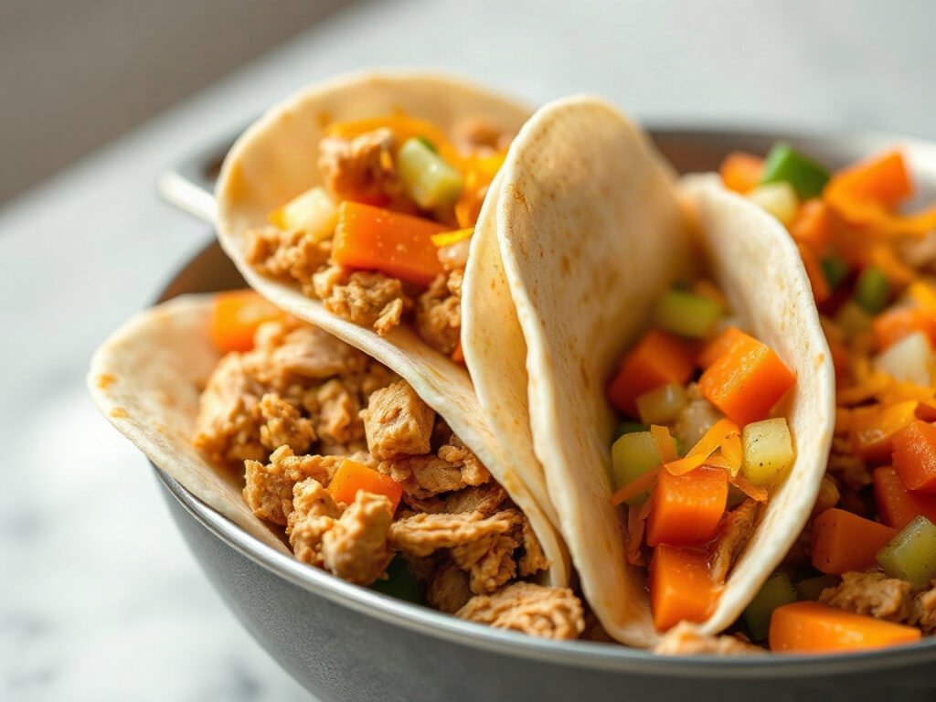 Buffalo Chicken Burritos for Two (Meal Prep), fully cooked and ready to serve for two