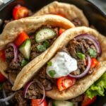 Leftover Lamb Gyros for Two (with Quick Tzatziki) 6 Leftover Lamb Gyros, fully cooked and ready to serve for two