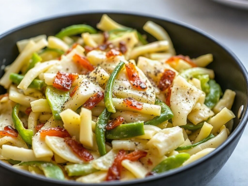 Garlic Parmesan Melting Cabbage, fully cooked and ready to serve for two