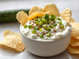 Pickle Dip, ready to serve for two