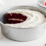 6 Inch Red Velvet Cake for Two (One Layer, Cream Cheese Frosting), fully cooked and ready to serve for two