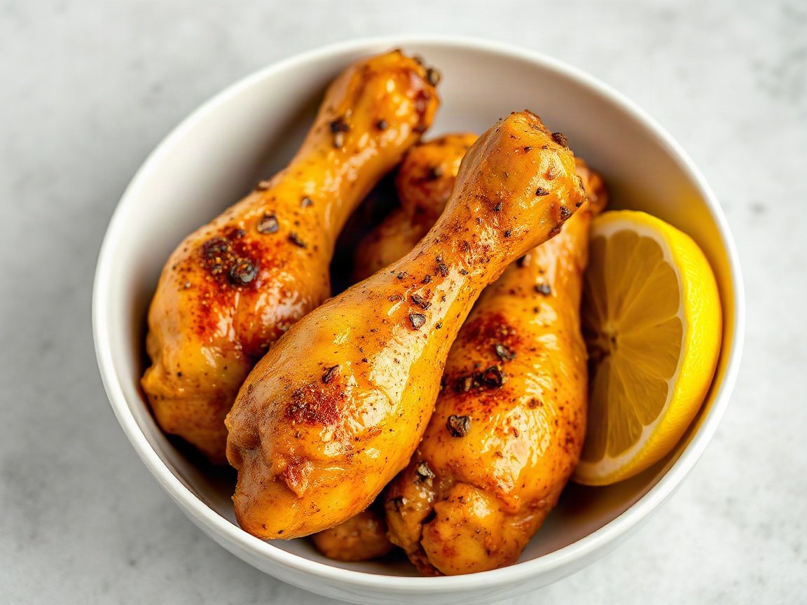 Air Fryer Chicken Drumsticks for Two (Crispy Smoky Rub)