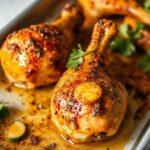 Baked Chicken Legs for Two (Crispy Skin, Easy Pantry Rub) 6 Baked Chicken Legs, fully cooked and ready to serve for two