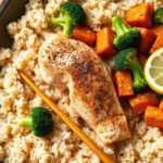 Baked Salmon Meal Prep for Two (Sheet Pan Salmon, Sweet Potato and Broccoli) 6 Baked Salmon Meal Prep for Two (Sheet Pan Salmon, Sweet Potato and Broccoli), fully cooked and ready to serve for two